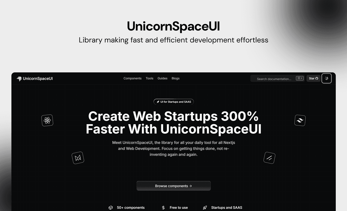 UnicornSpaceUI